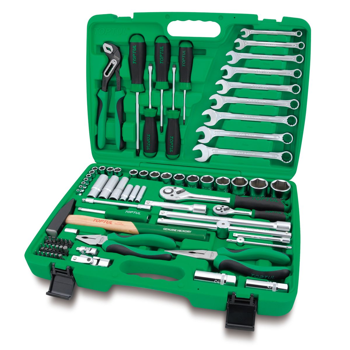 Gereedschapskist Toptul 1/4 Inch 1/2 Inch 80 Teilig