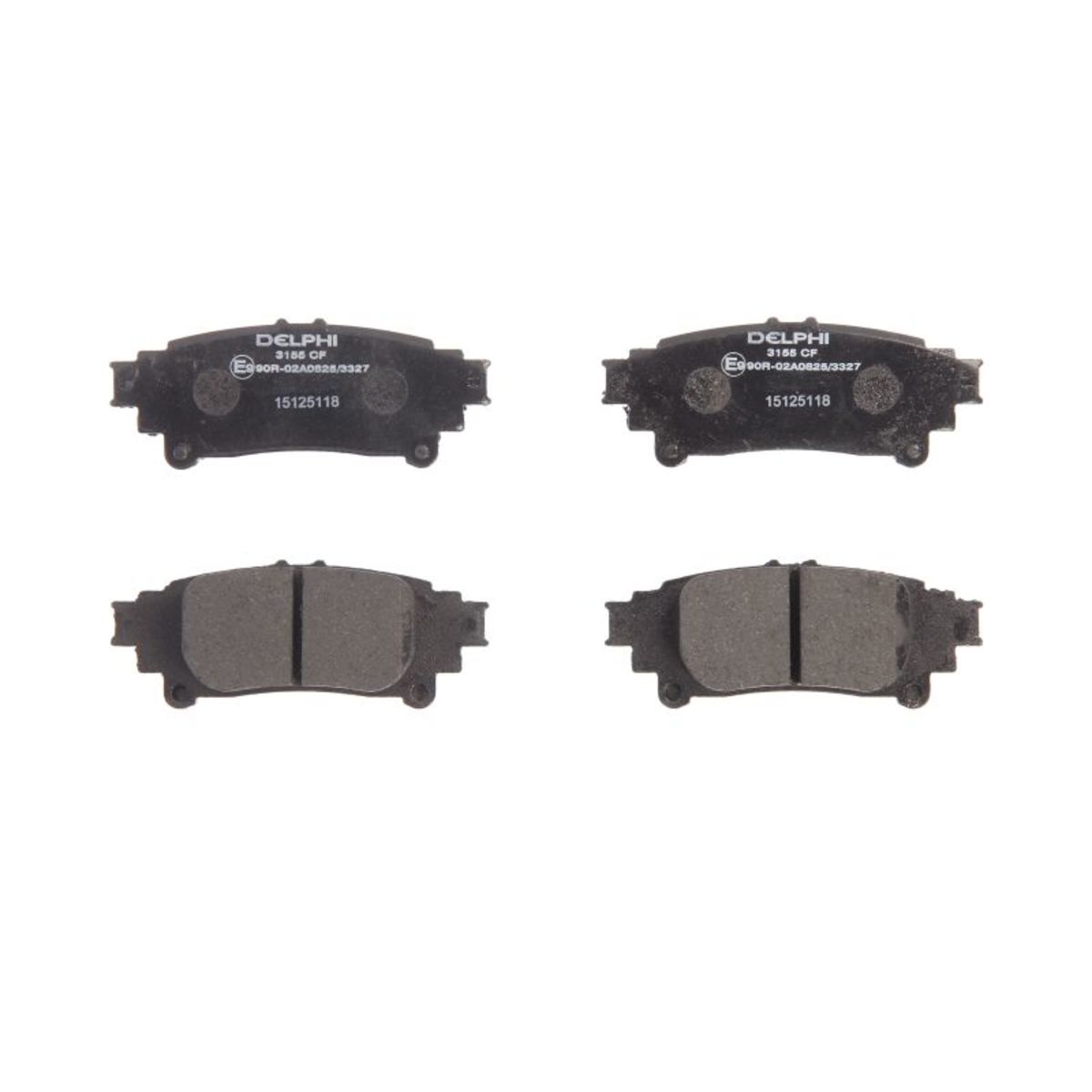 Für DELPHI LOCKHEED HAMULCE LP3155 BRAKE PAD AXLE SET LEXUS - Bild 6