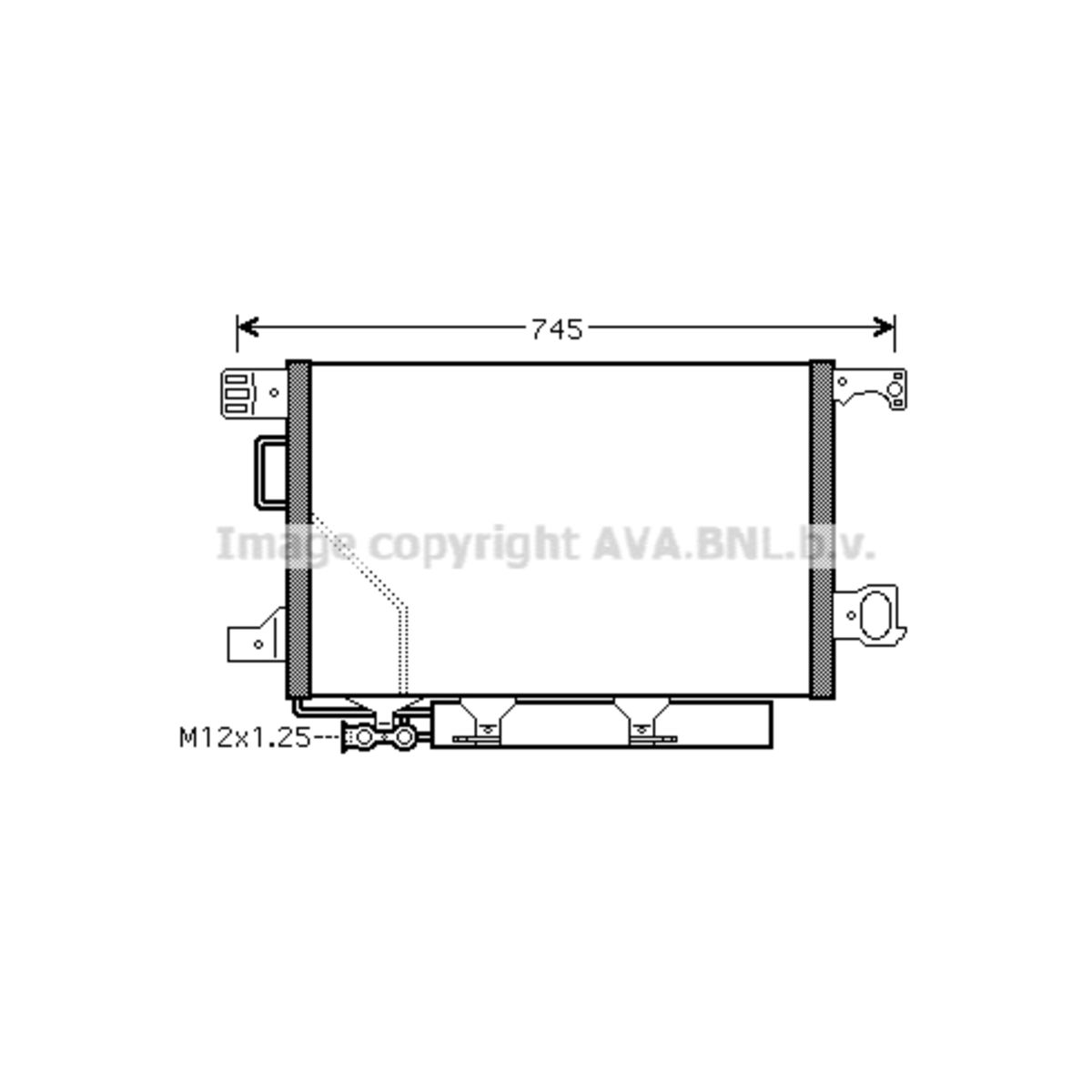 Image of Condensator, airconditioning   AVA
