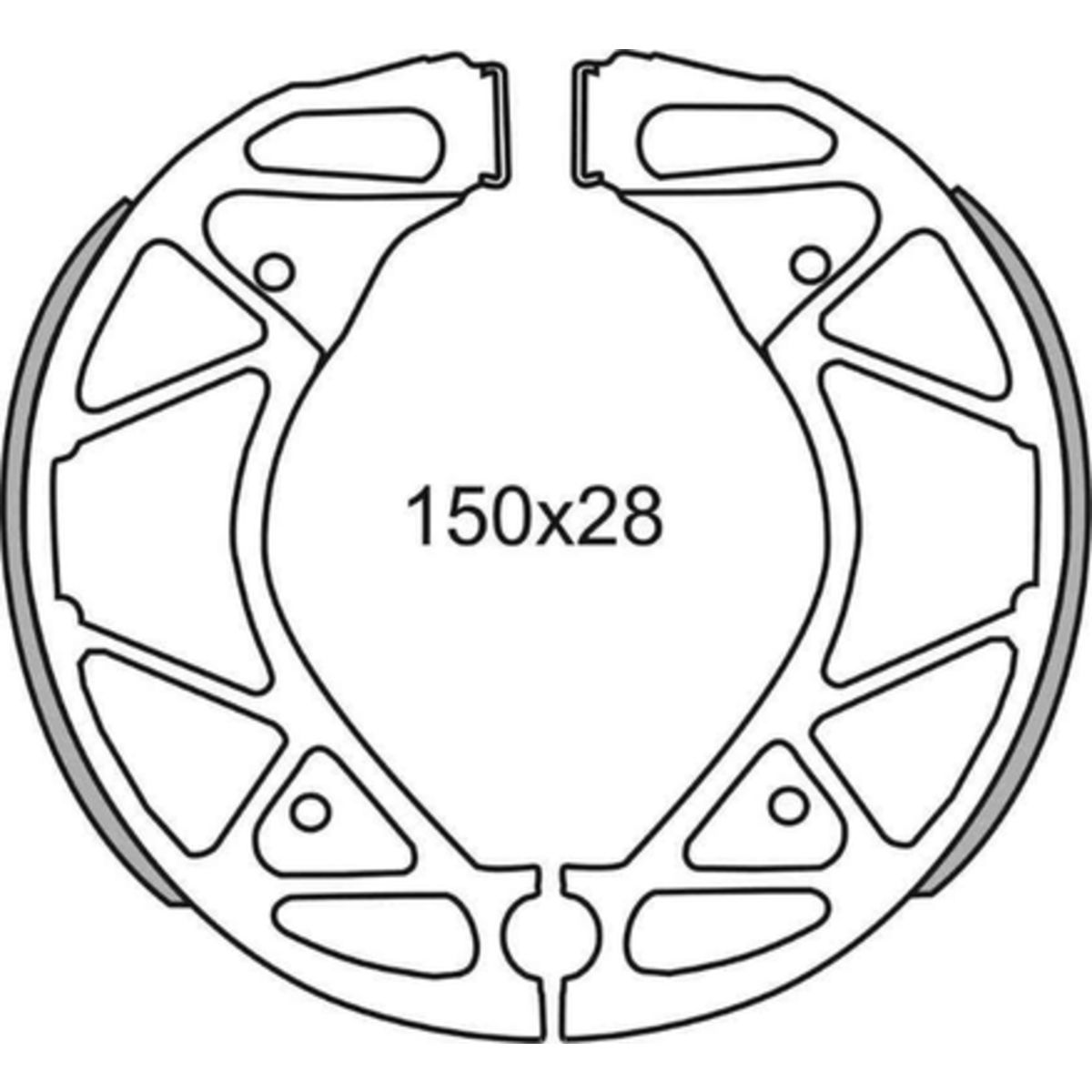 Set di ganasce freno FERODO FSB967
