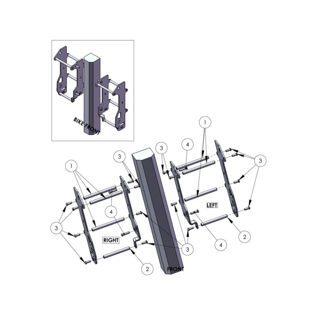 Accessoires tout-terrain ZAP TECHNIX ZAP-RG50250/450