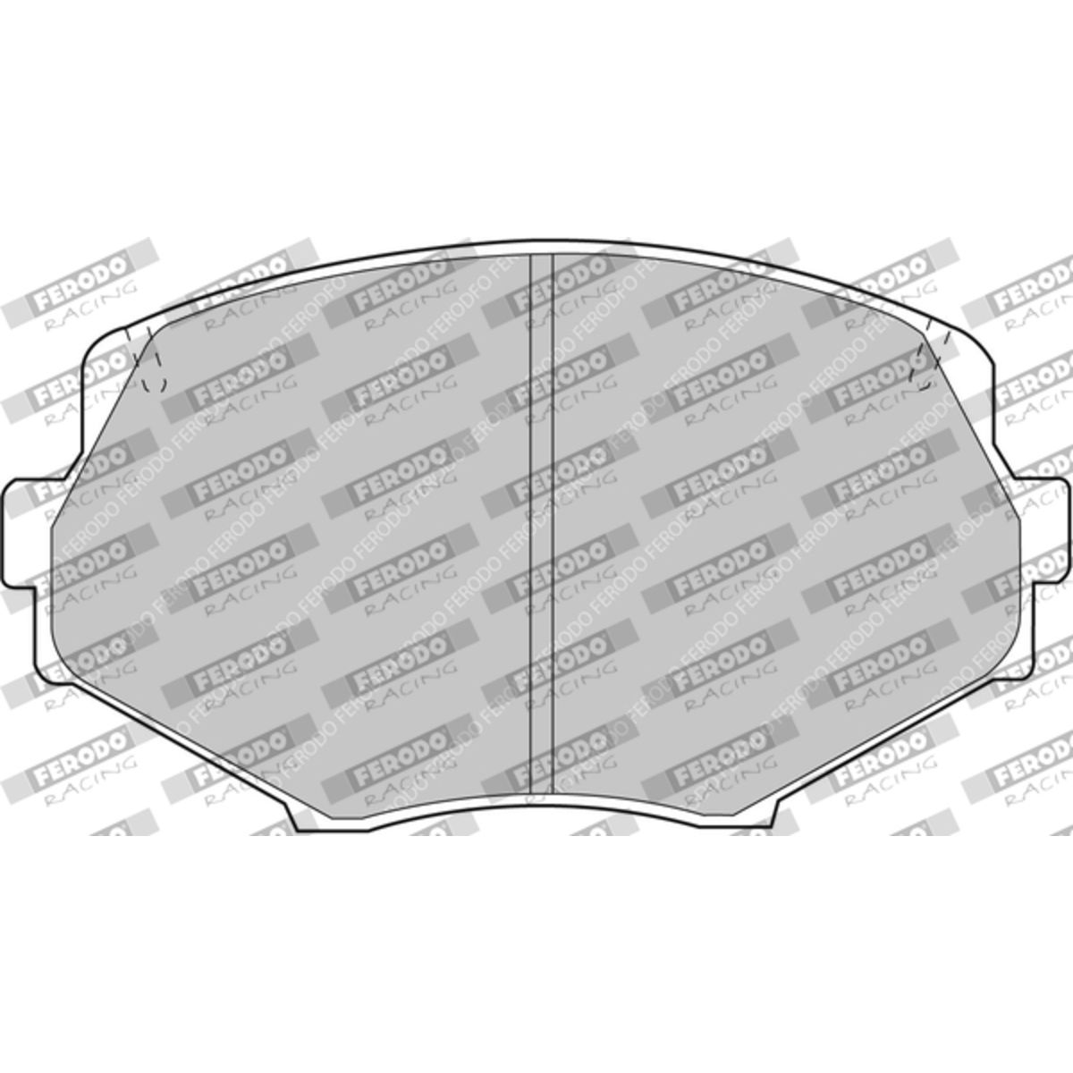 Jeu de plaquettes de frein FERODO FCP1011R