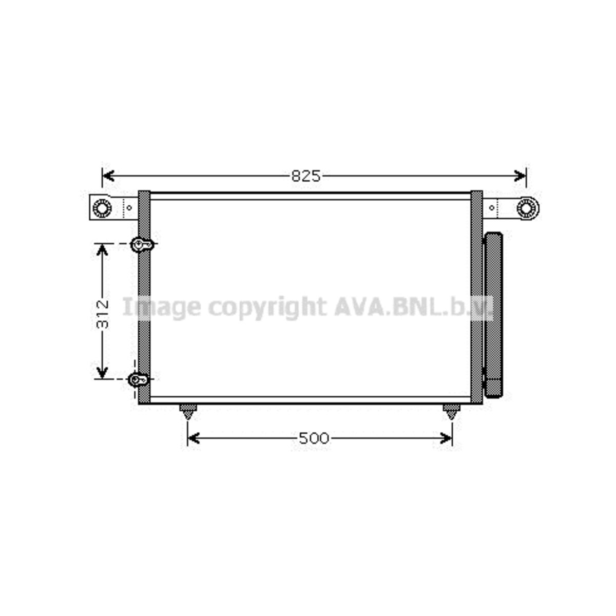 Image of Condensator, airconditioning   AVA