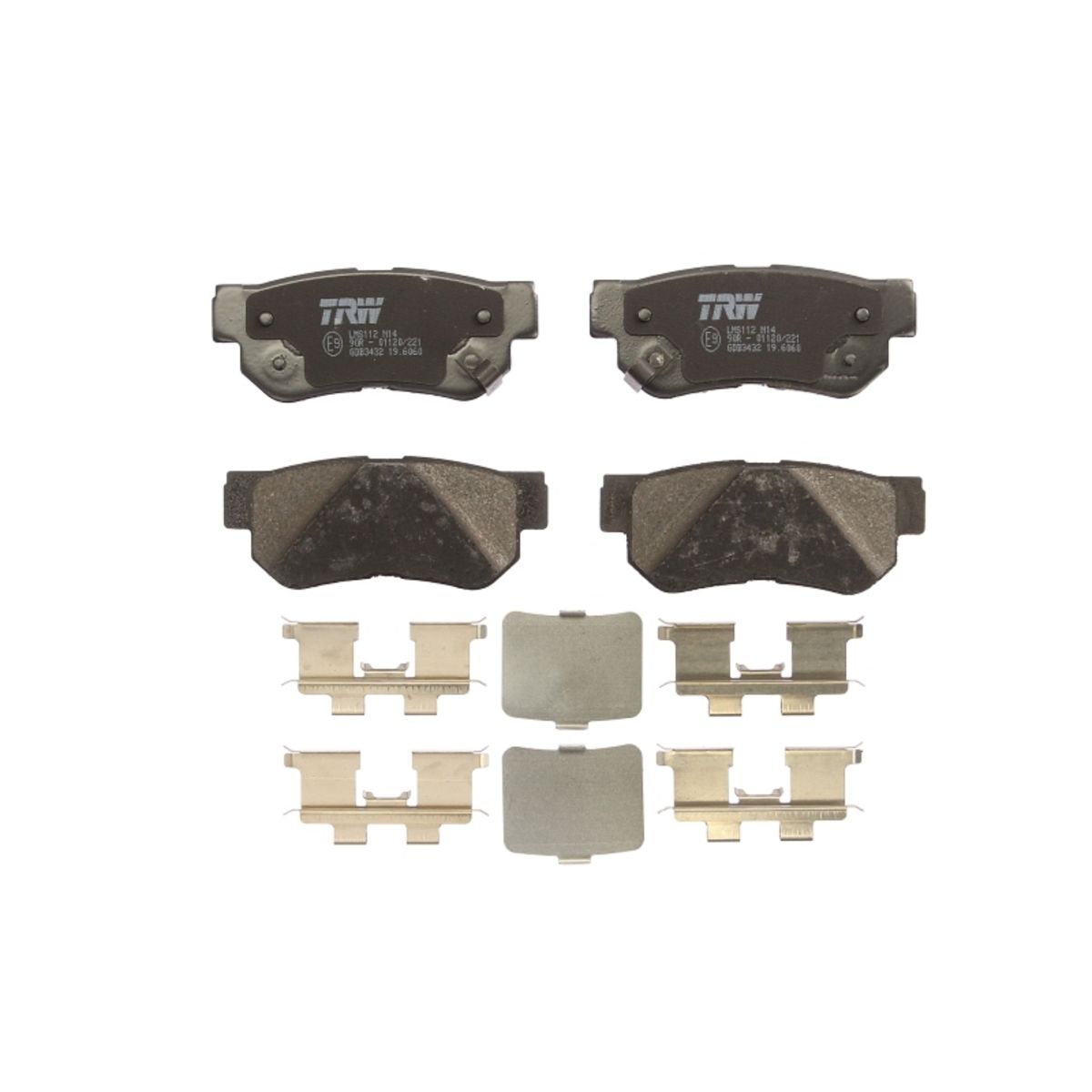 Trw Bremsbelagsatz Hinten Gdb3432