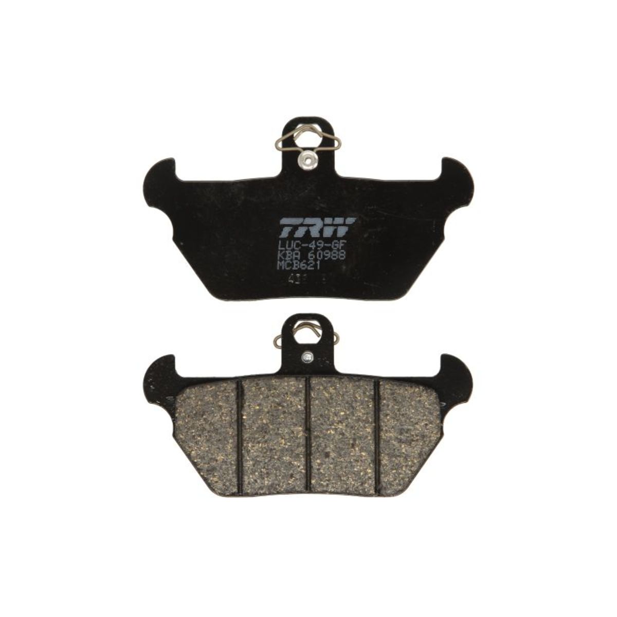 Jeu de plaquettes de frein TRW MCB621