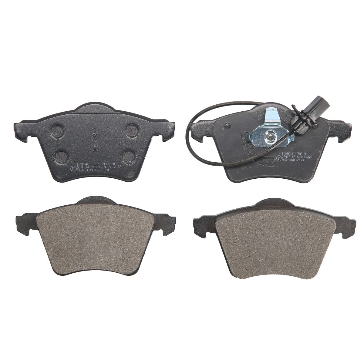 Bremsbelagsatz, Scheibenbremse BRECK 23418 00 703 10