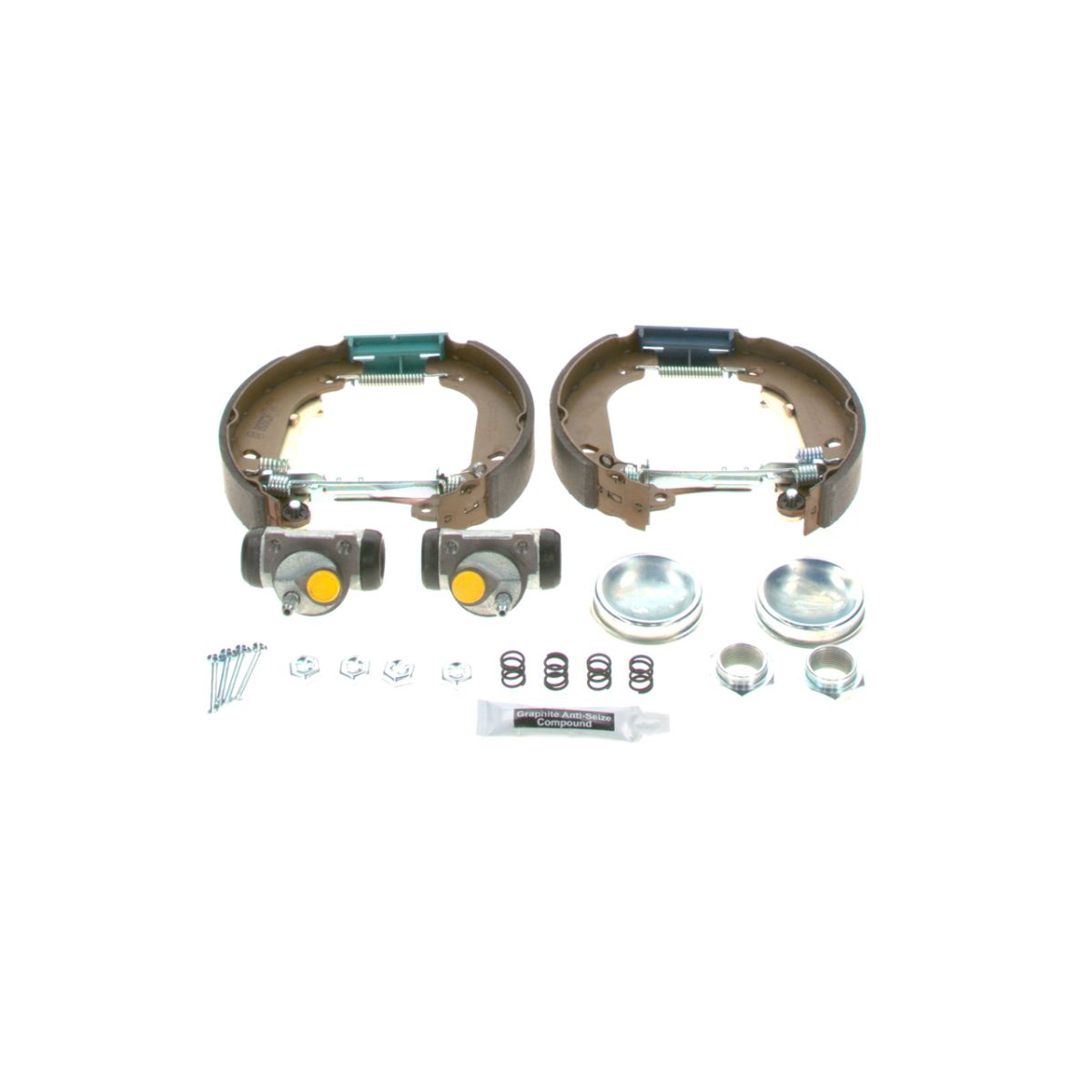 Image of Trommel set (schoenen, cilinders, veren)