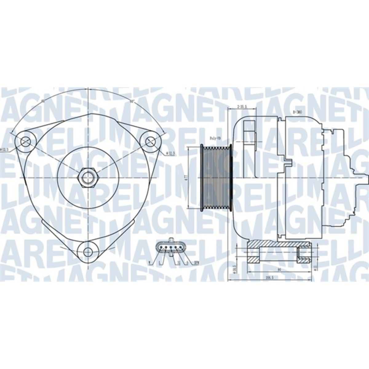 Image of Driefasige generator