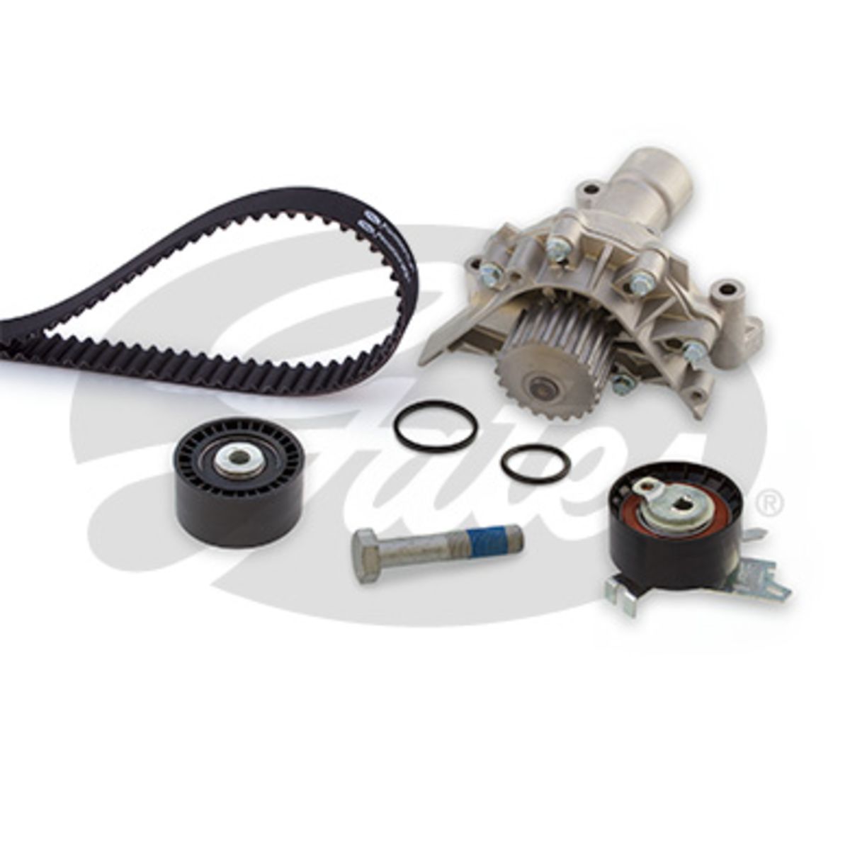 Image of Waterpomp + PowerGrip distributieriem set