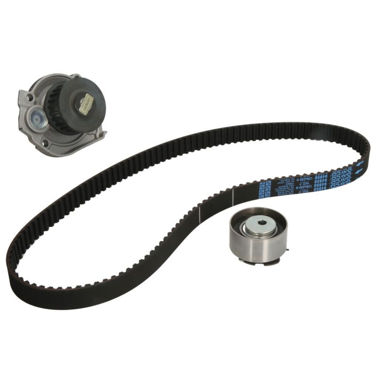 Hepu Pompa Dell'acqua + Kit Cinghia Di Distribuzione Pk10581