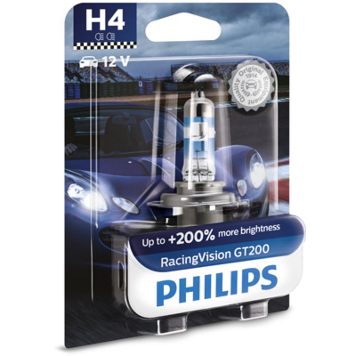 Image of Lamp Halogeen  H4 RacingVision GT200 12V, 60/55W