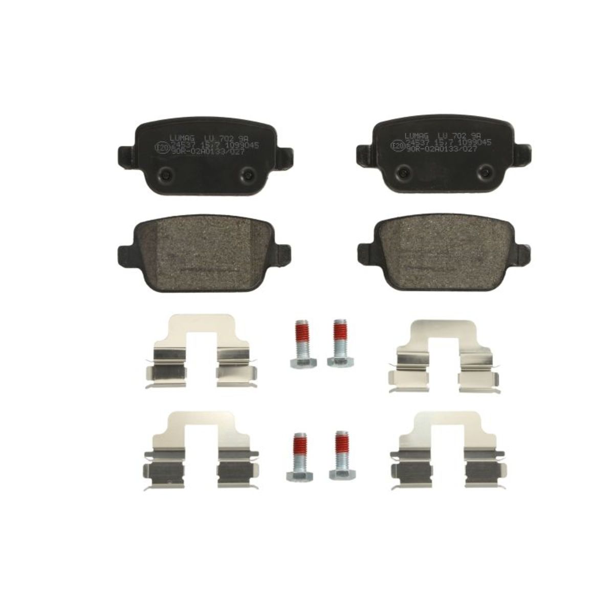 Breck Bremsbelagsatz 24537 00 702 00, Hinten