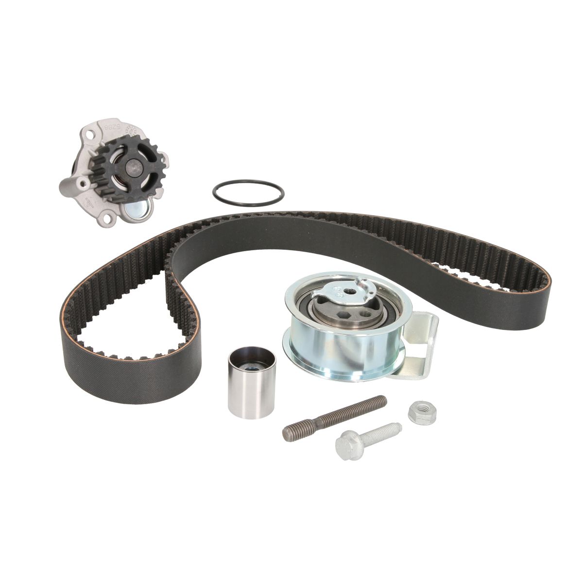 Image of Waterpomp + PowerGrip distributieriem set