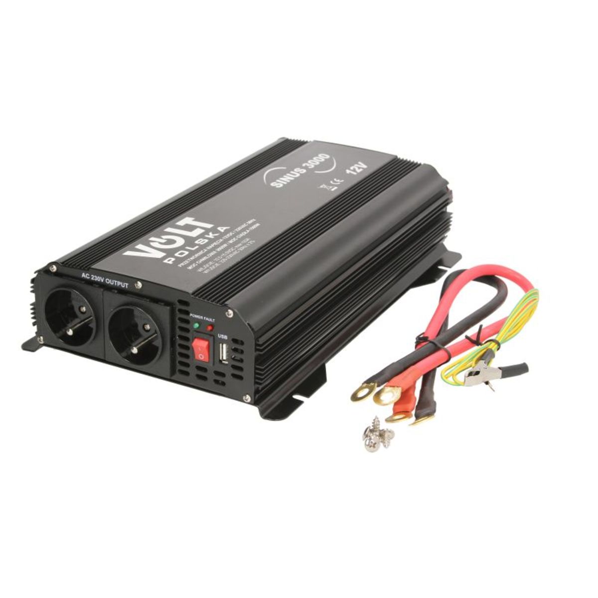 Volt Transformator 12/230 Ac-1500 Sinus Klein Sinus 3000 12/230V