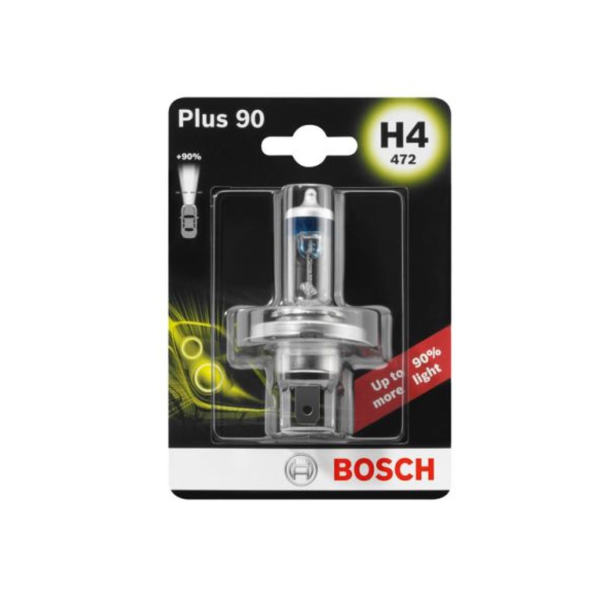 Image of Lamp Halogeen  H4 Plus 90% 12V, 60/55W