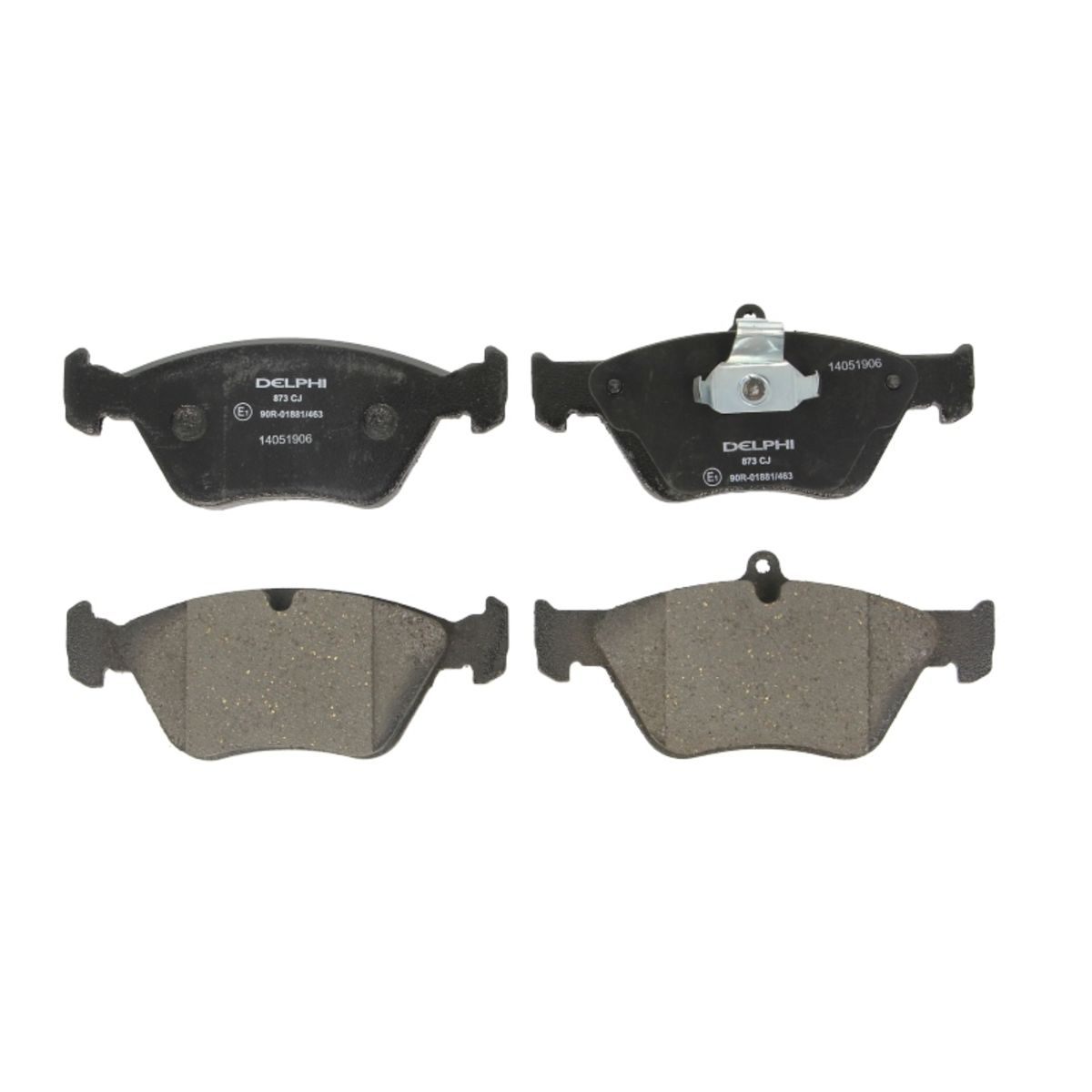 Für DELPHI LOCKHEED HAMULCE LP873 BRAKE PAD AXLE SET Opel - Bild 6