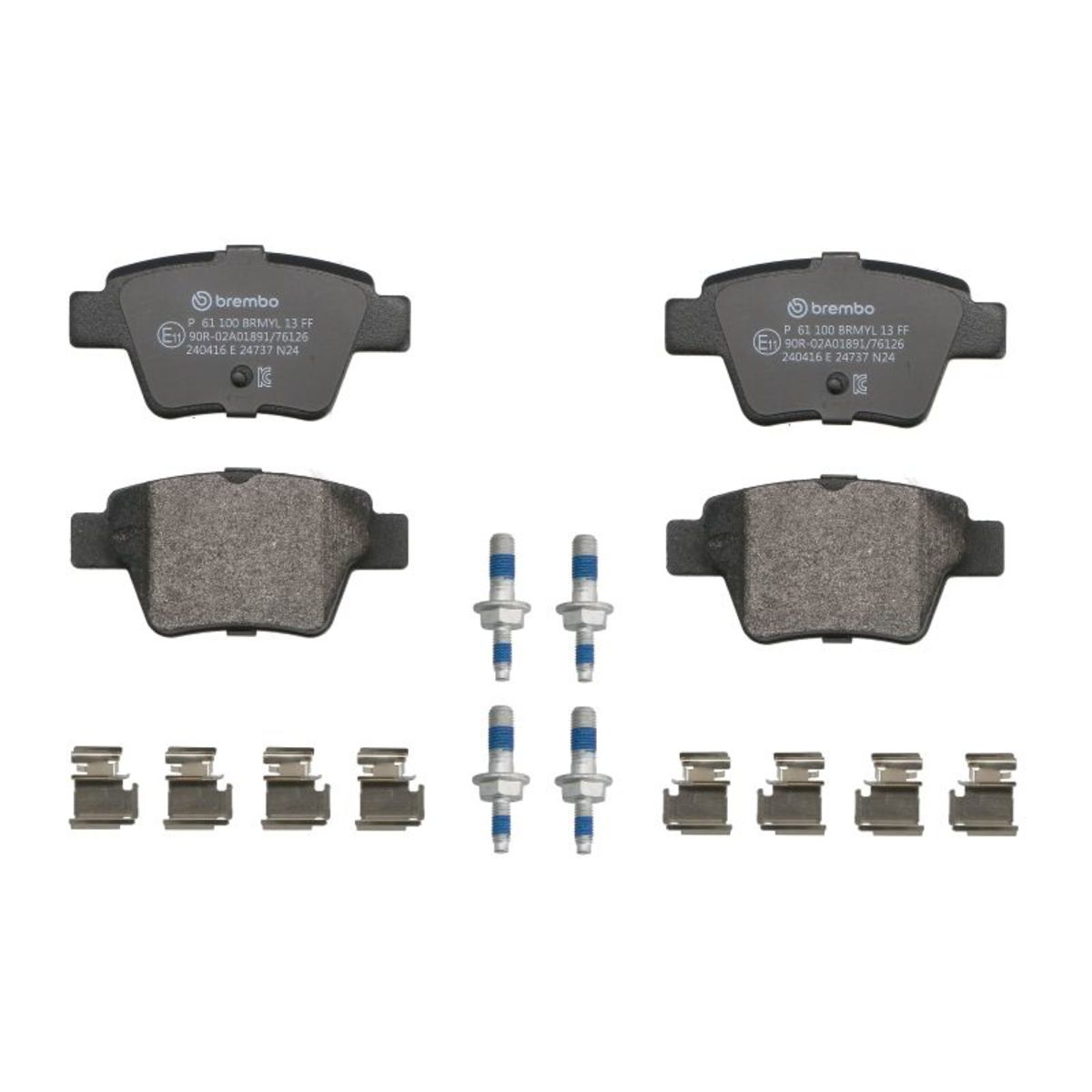 Brembo Jeu De Plaquettes De Frein P 61 100
