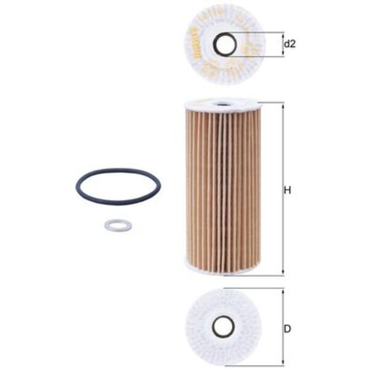 Knecht Filtro Olio Ox1048d