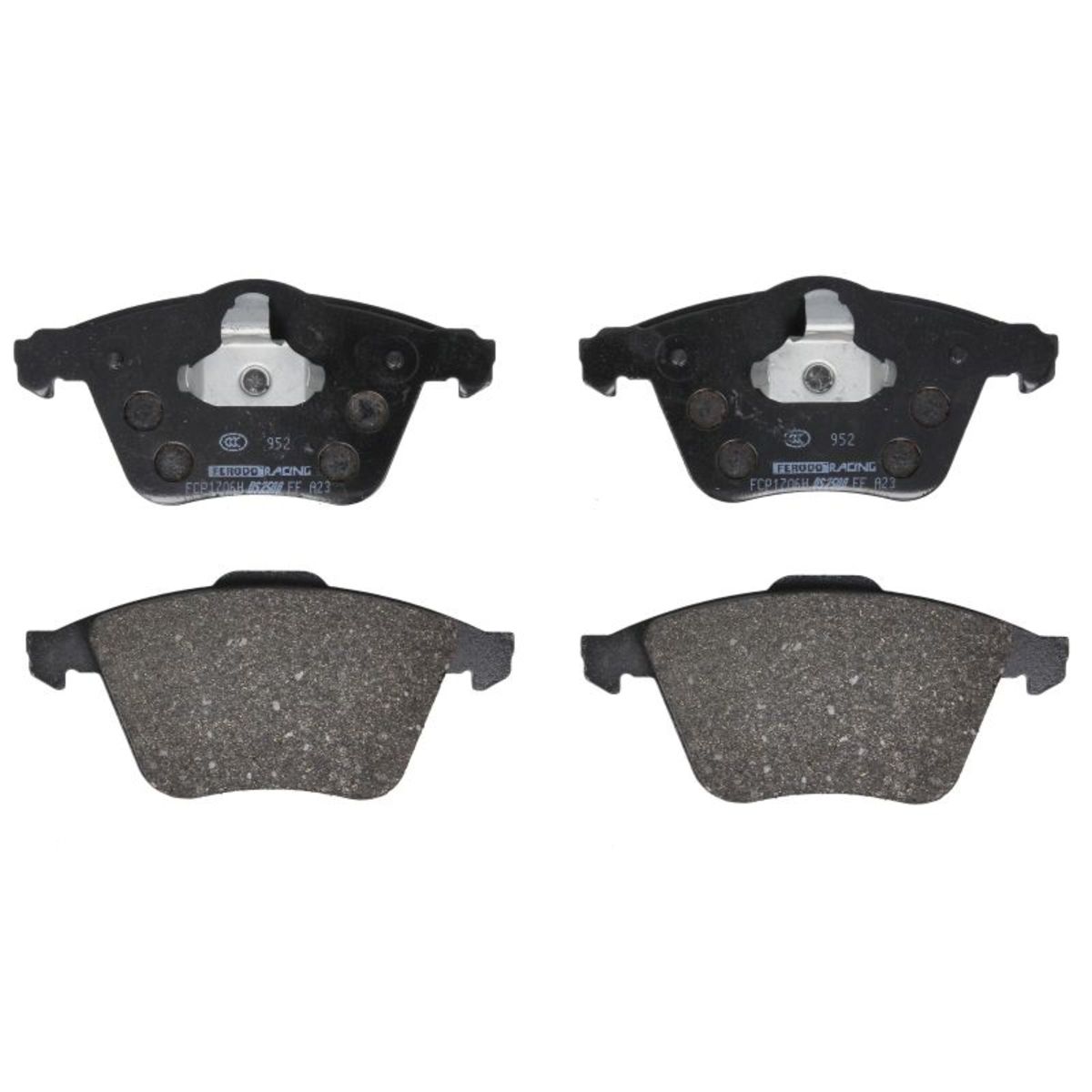 Plaquettes de frein sport non homologuées FERODO FCP1706H