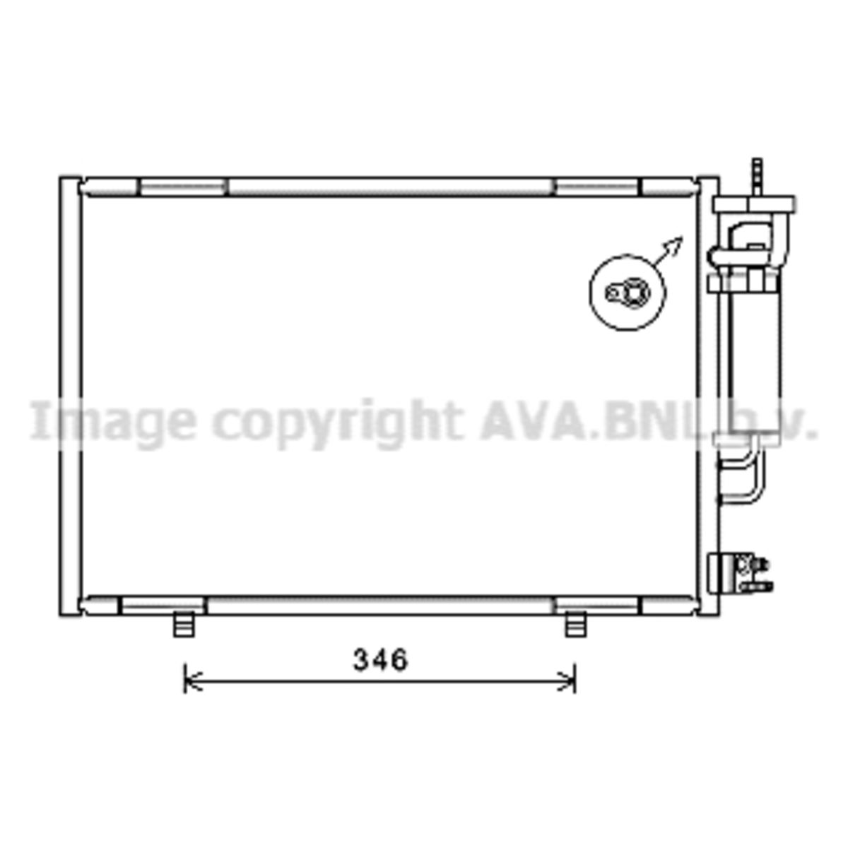 Image of Condensator, airconditioning   AVA