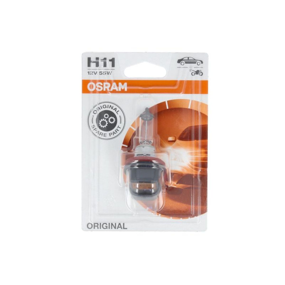 Ampoule halogène OSRAM H11 Standard 12V, 55W, 1 pièce