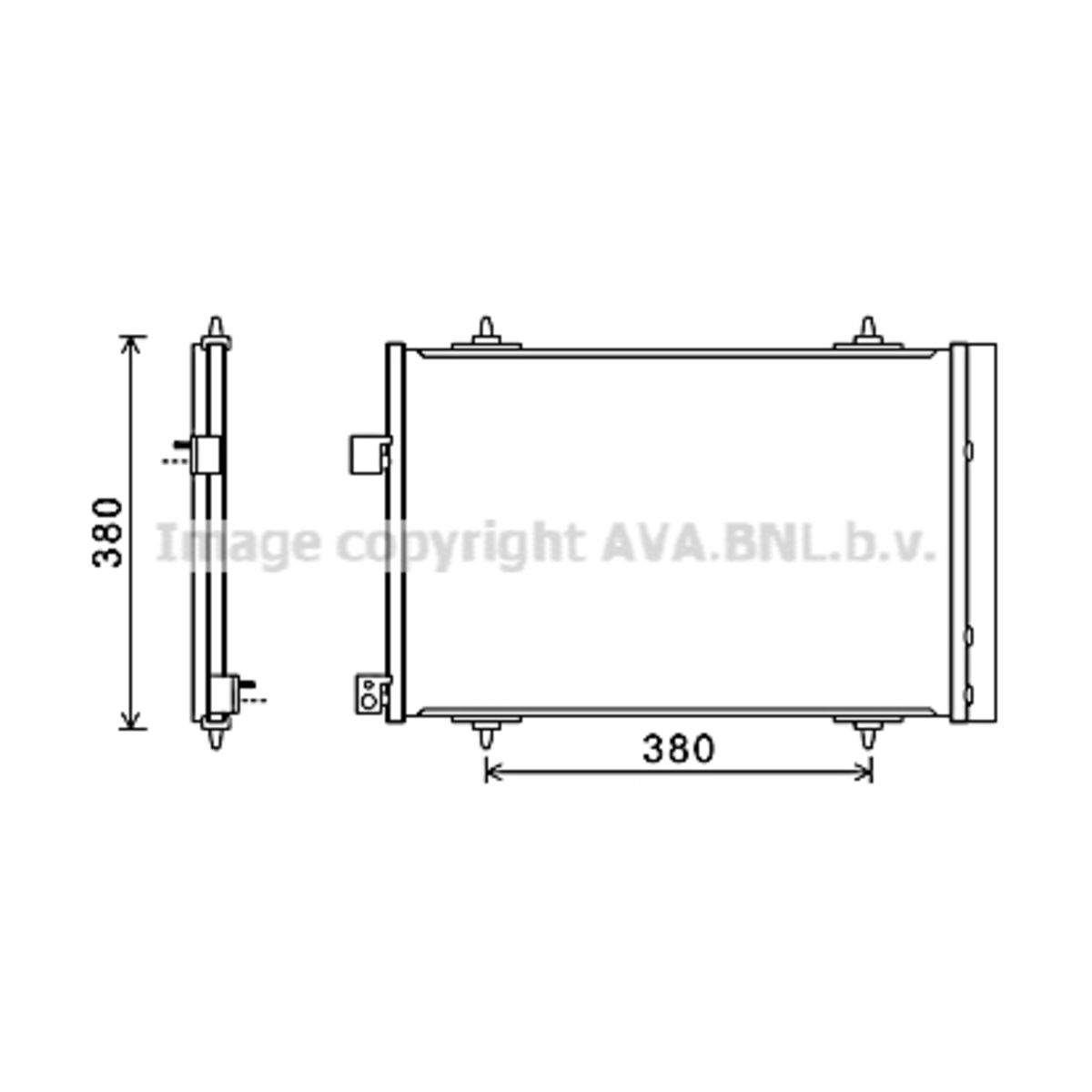 Image of Condensator, airconditioning   AVA