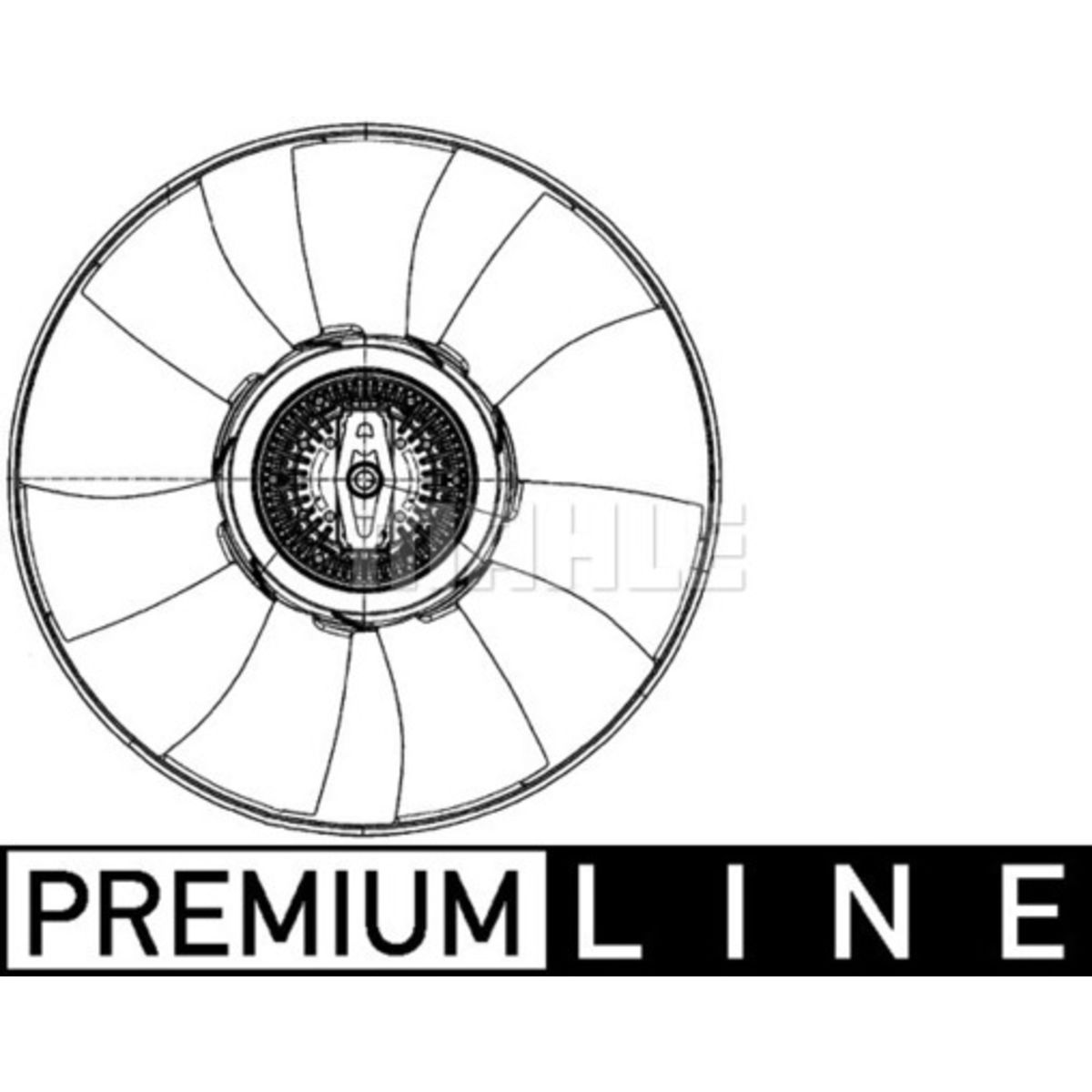 Ventola, raffreddamento motore MAHLE CFF 501 000P