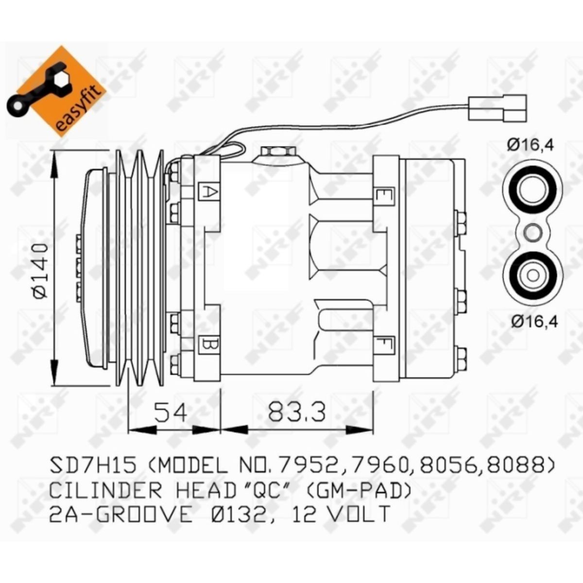 Nrf Compressor Airconditioning 32274