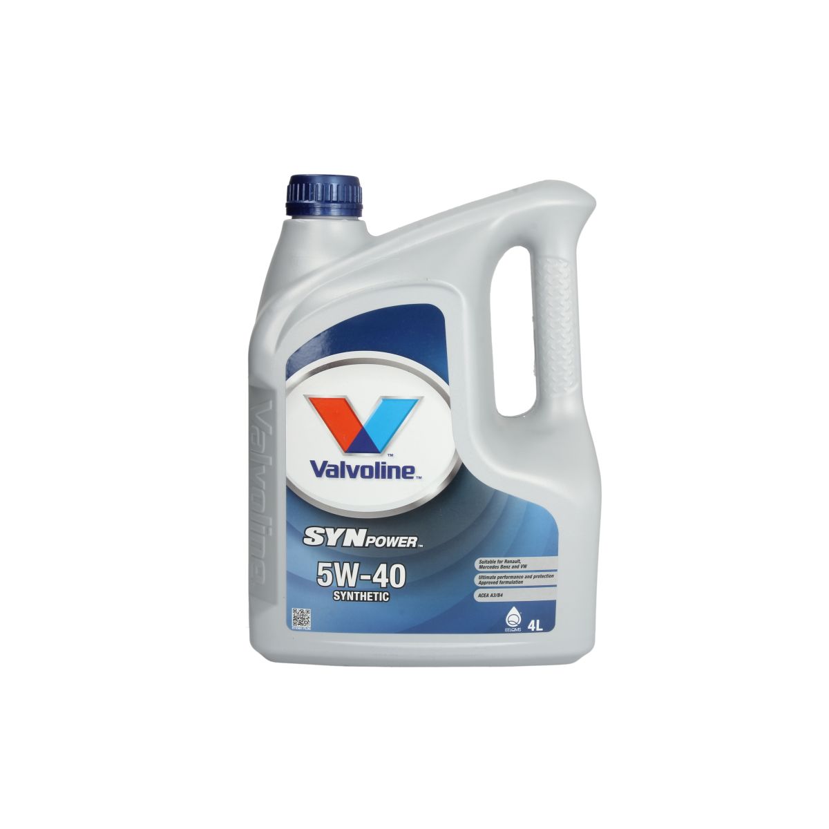 Huile moteur VALVOLINE Synpower 5W40, 4L