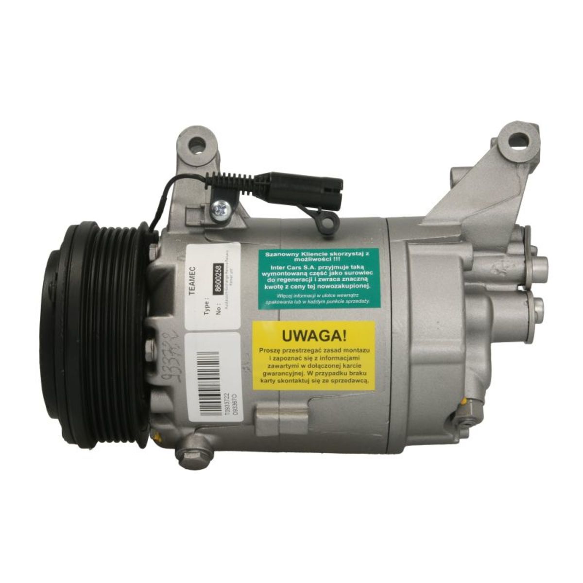 Kompressor, Klimaanlage TEAMEC 8600258