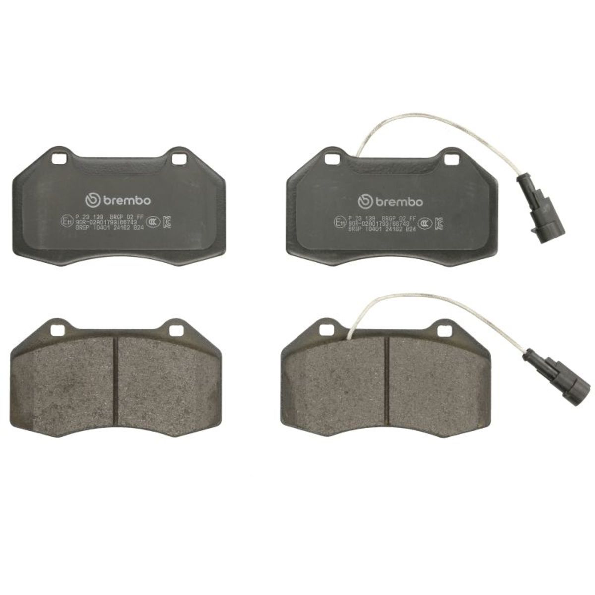 Brembo Bremsbelagsatz P 23 139