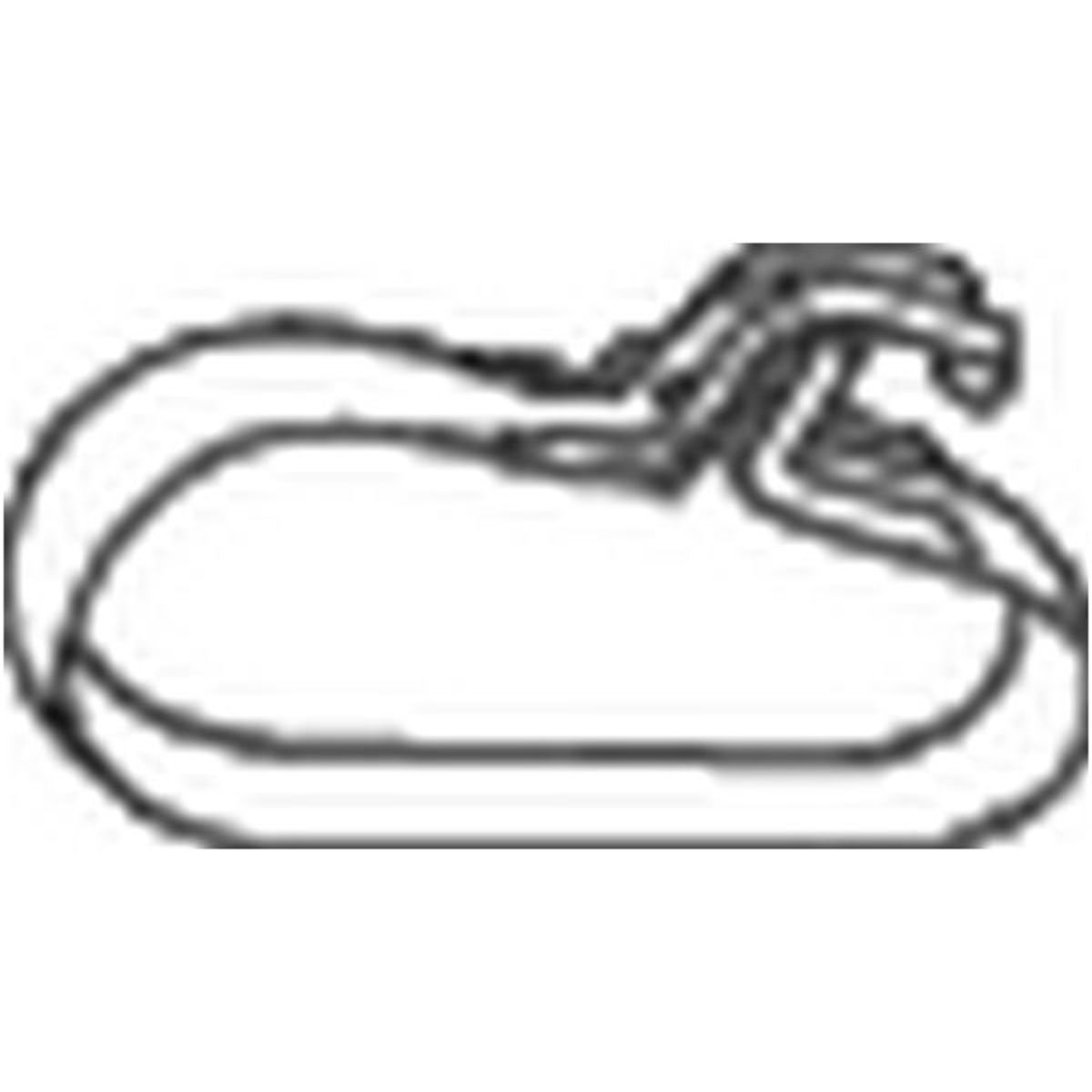 Image of Uitlaatsysteem, houder  251-862
