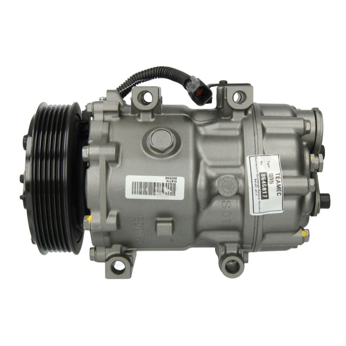 Kompressor, Klimaanlage TEAMEC 8646017