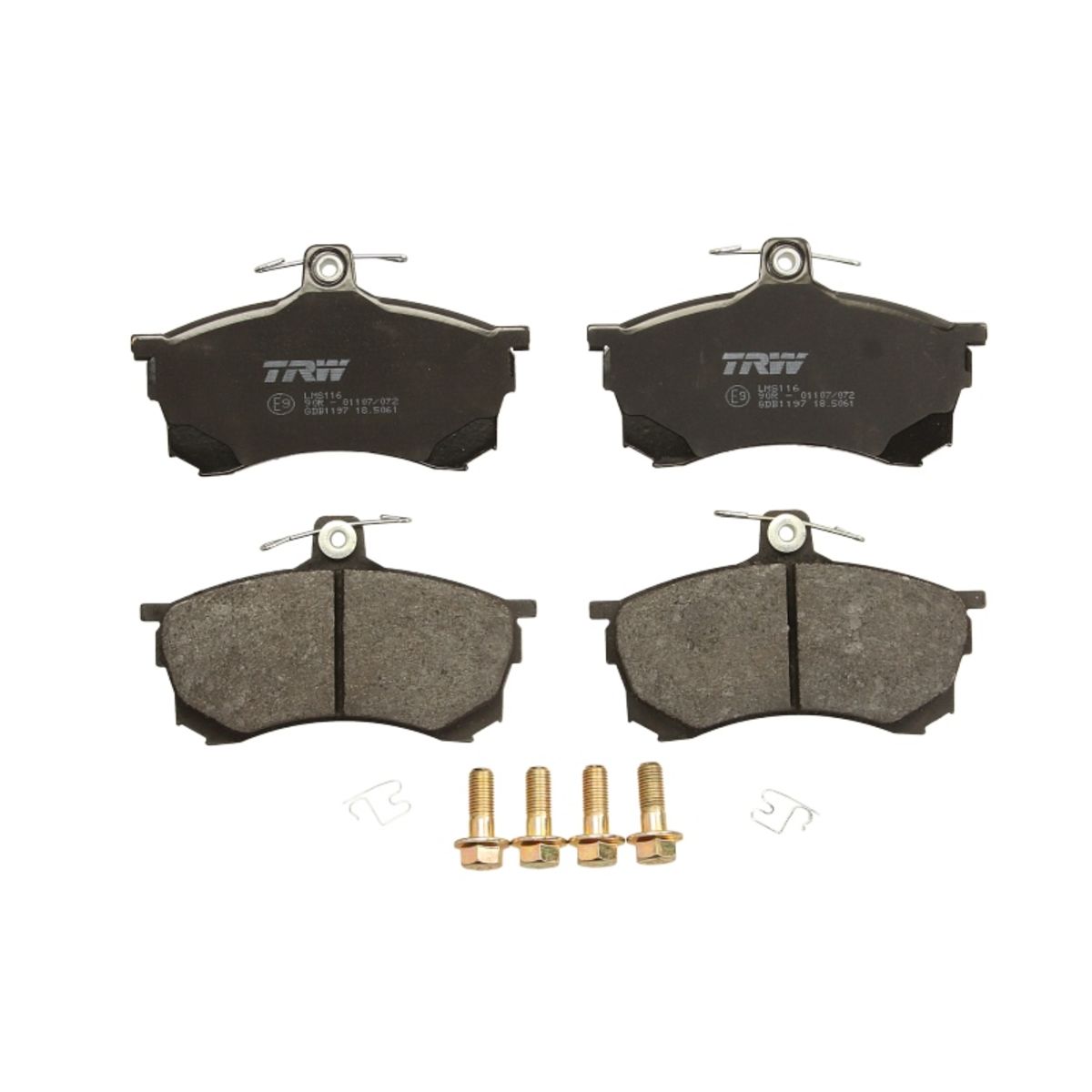Trw Set Di Pastiglie Freno Gdb1197, Anteriore