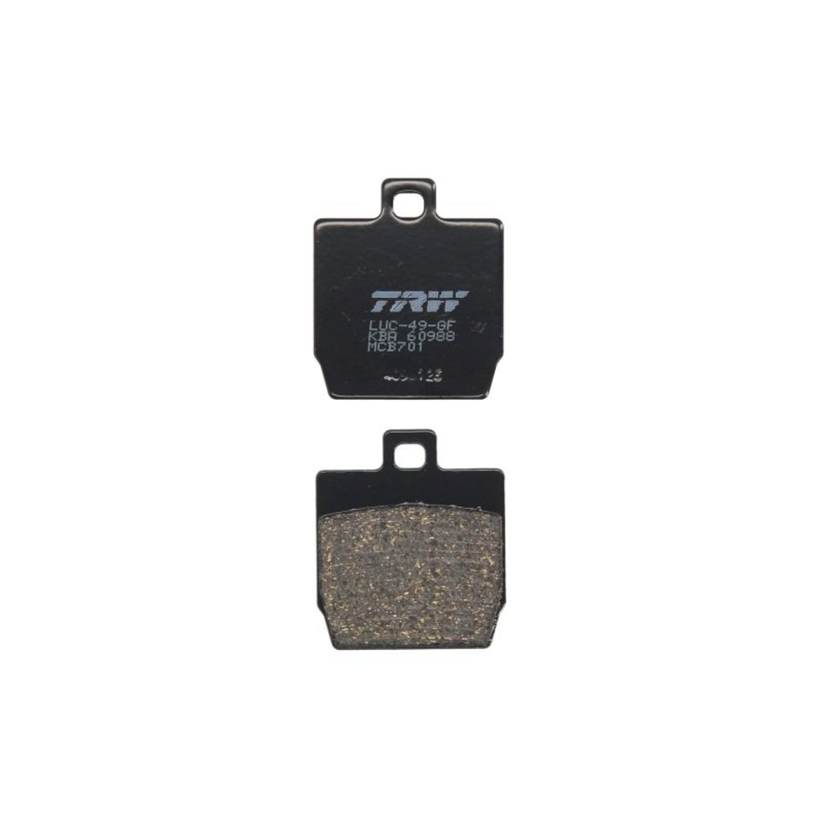 Jeu de plaquettes de frein TRW MCB701