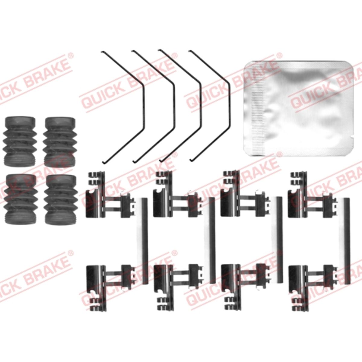 Quick Brake Motagesatz, Bremsbeläge Größe 3 109-0170