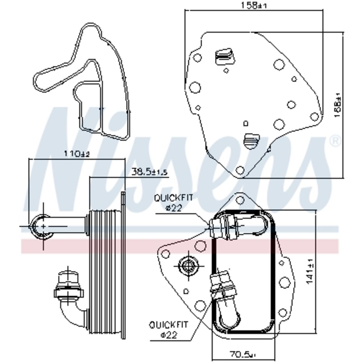 Image of Olie radiator, motorolie
