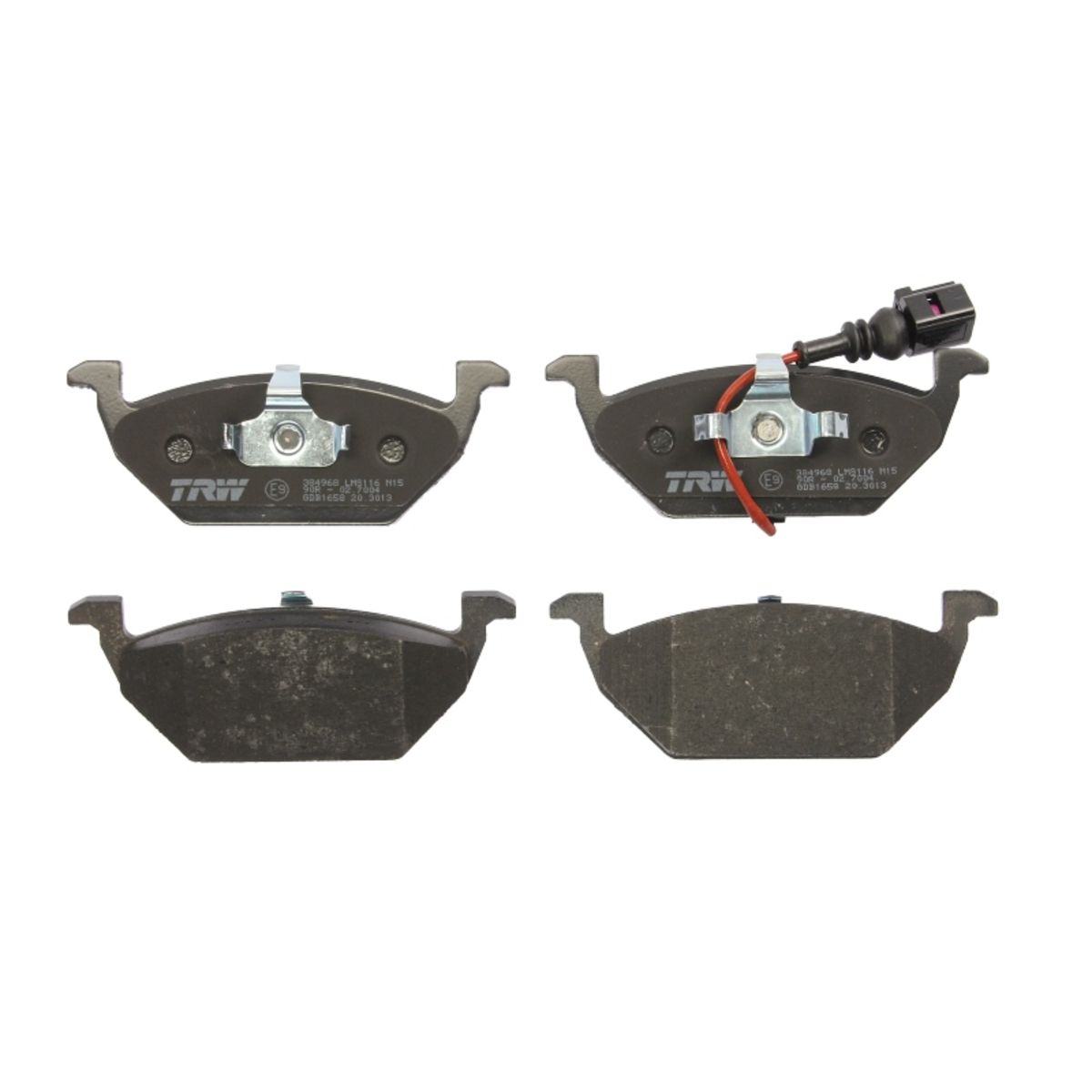 Trw Set Di Pastiglie Freno Gdb1658, Anteriore