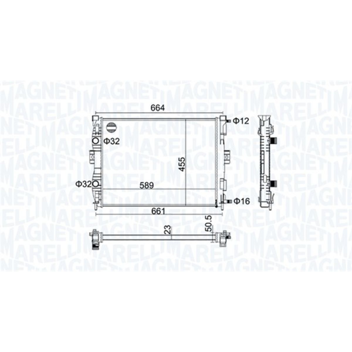 Magneti Marelli Radiatore 350213160600