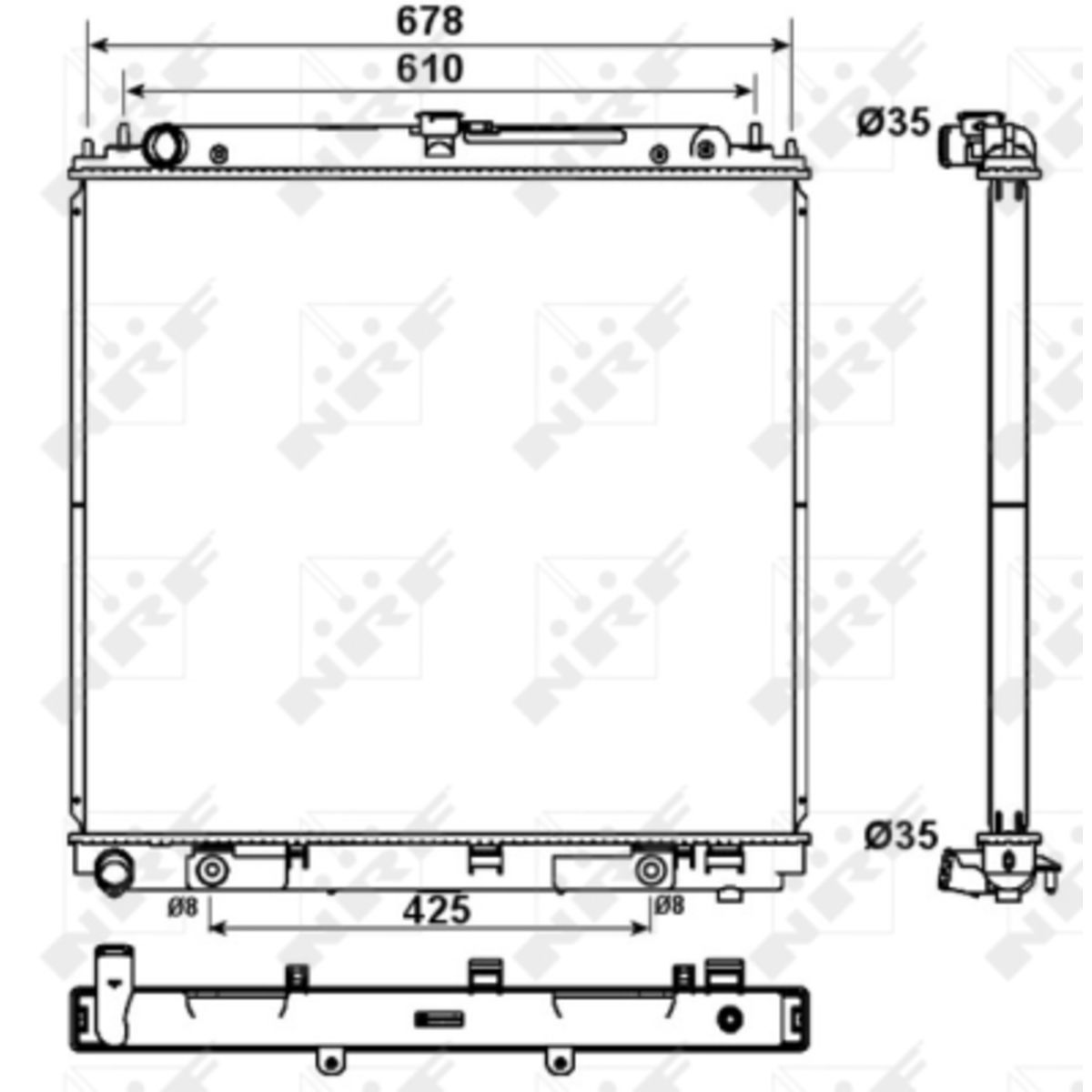 Nrf Radiator, Motorkoeling 53179