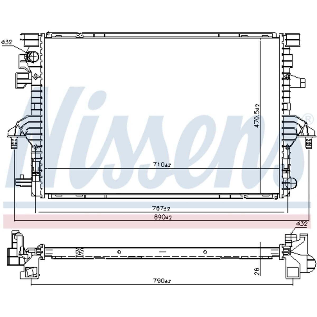 Image of Radiator, motorkoeling