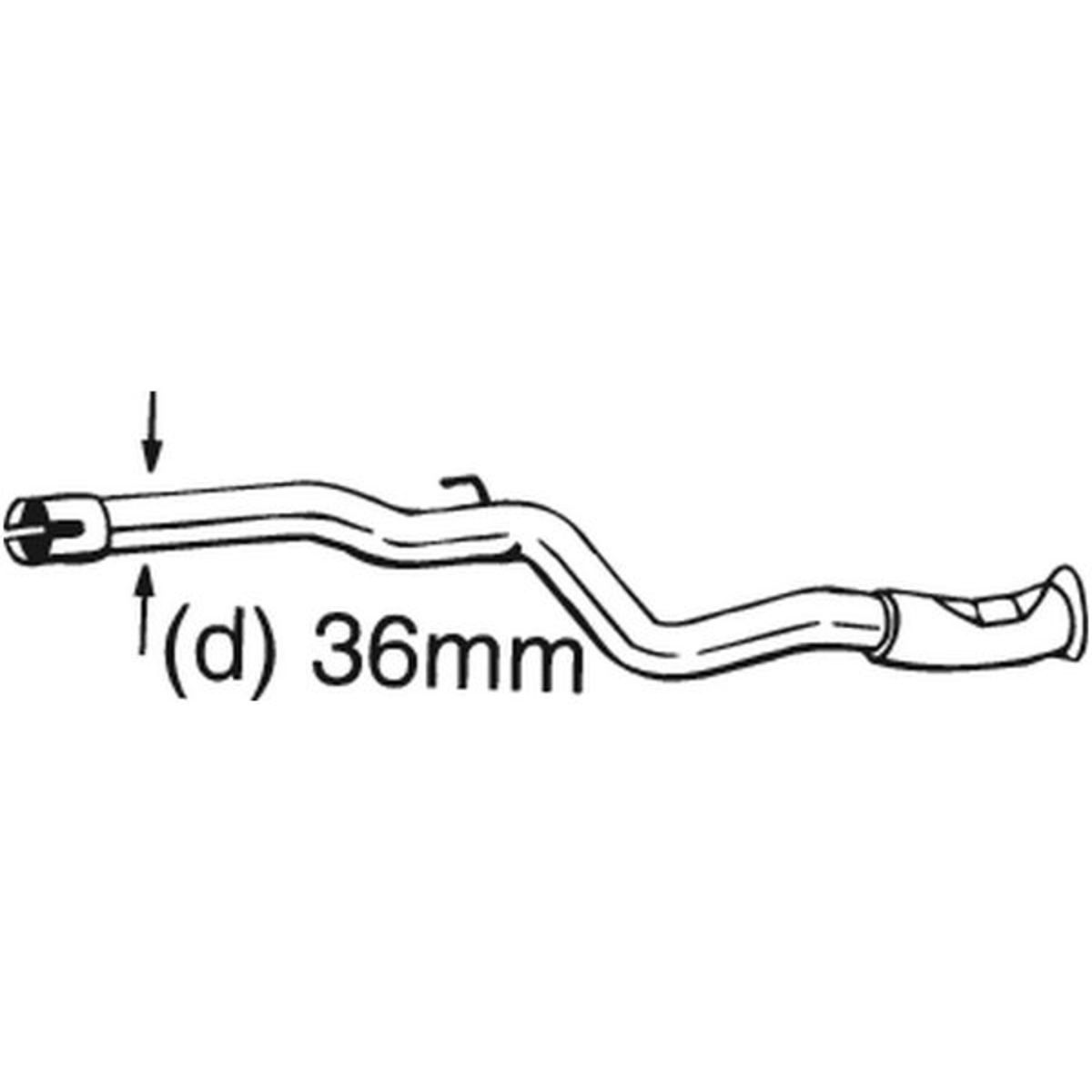 Image of Reparatie pijp, katalysator  889-167