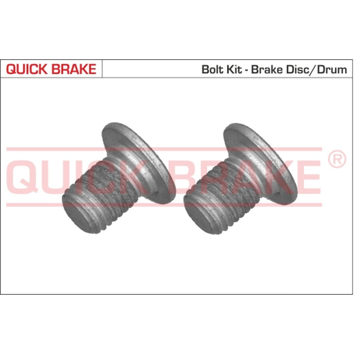 Quick Brake Schraube, Bremsscheibe Größe 2 11661K