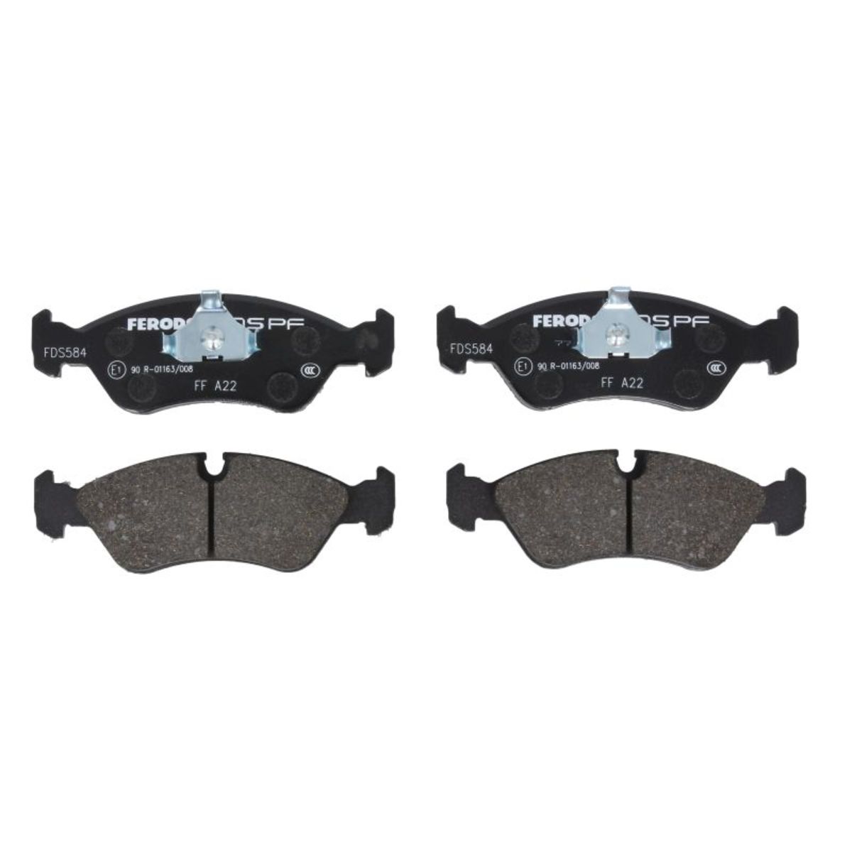 Jeu de plaquettes de frein FERODO Performance FDS584, avant