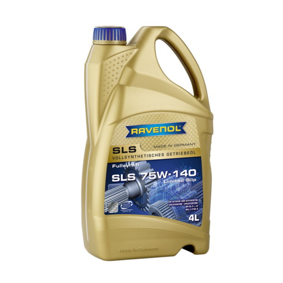 Huile de transmission RAVENOL 1221110 SLS 75W140 LS 4L