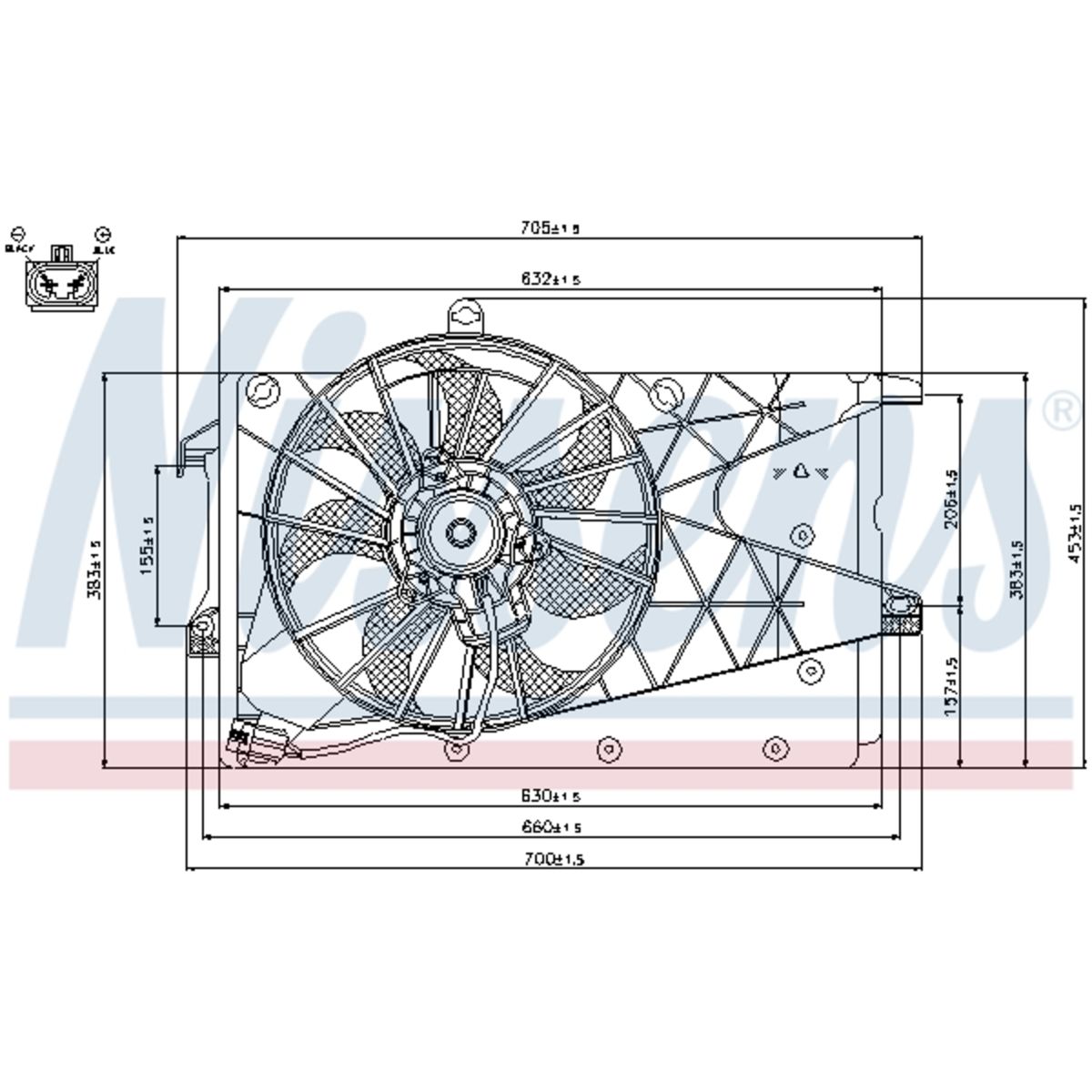 Nissens Ventilator  85199
