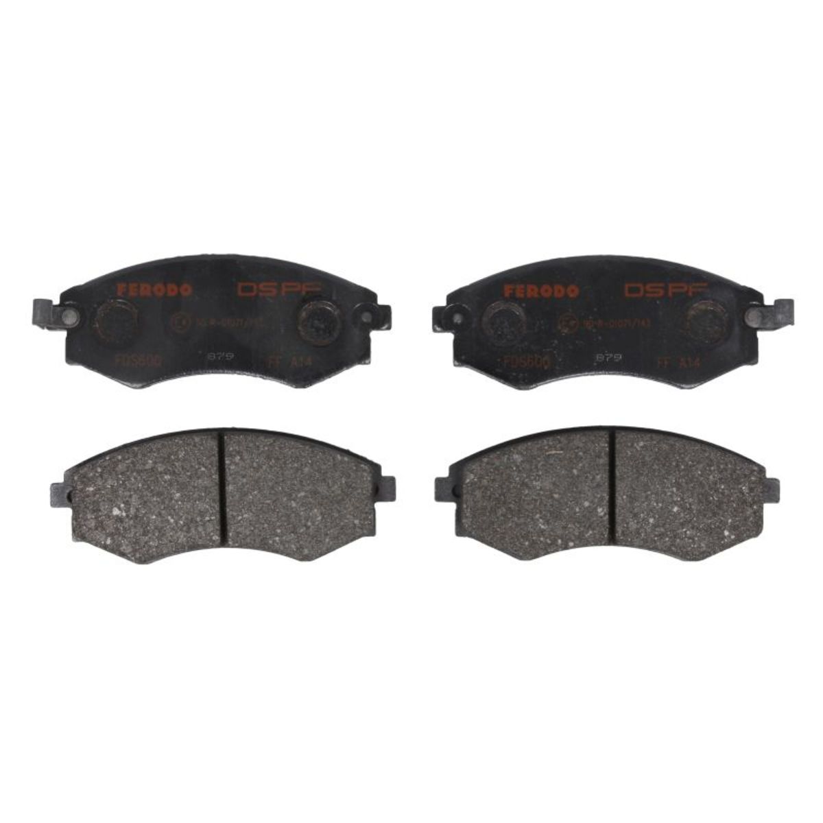Jeu de plaquettes de frein FERODO Performance FDS600, avant