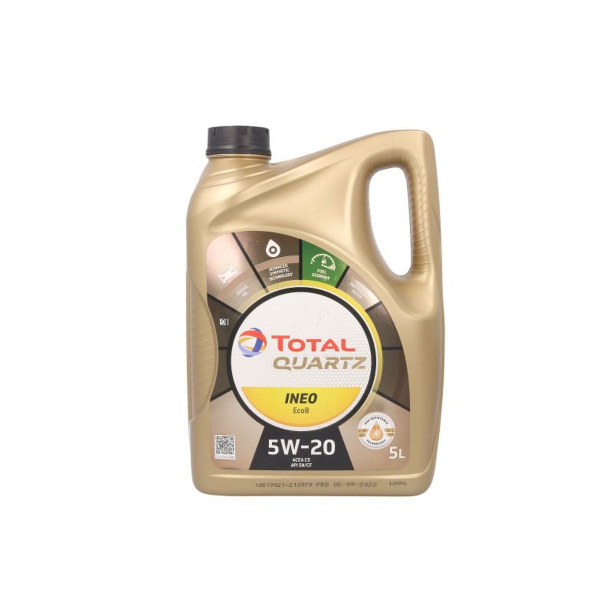 Image of Motorolie TOTAL ENERGIES Quartz Ineo EcoB 5W20 5L