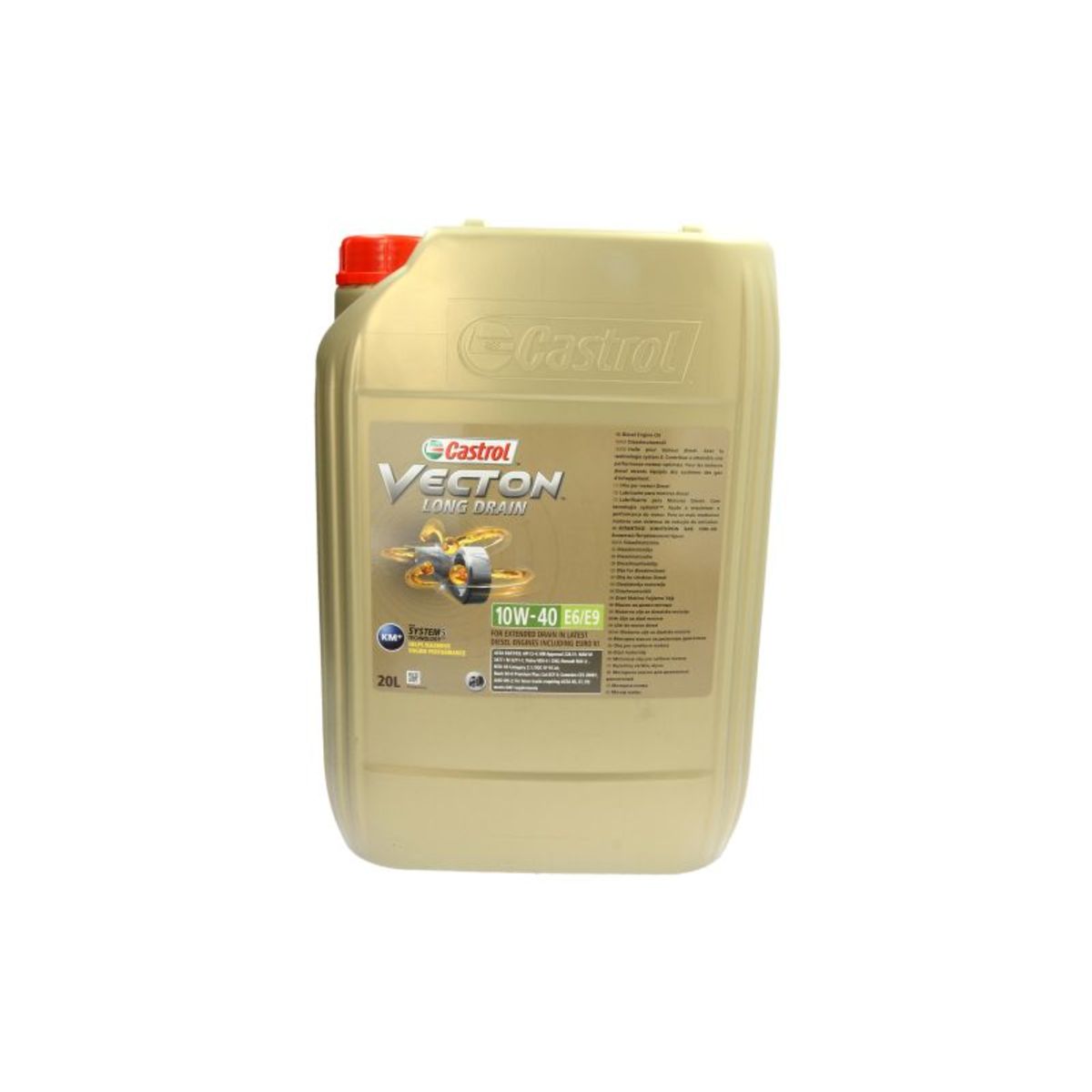 Huile moteur CASTROL Vecton LD 10W40 E6/E9 20L