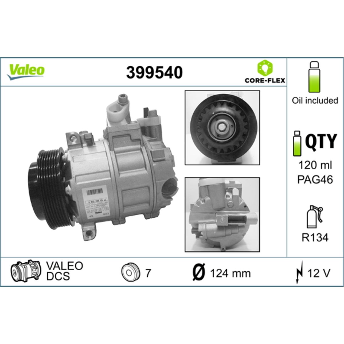 Klimakompressor VALEO 399540